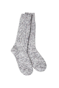 World's Softest Weekend Ragg Crew Socks for Women in Rocky