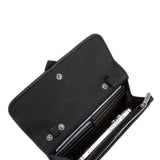 Wrangler Buckle Mini Wallet Crossbody for Women in Black