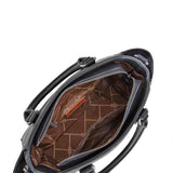 Wrangler Carry All Buckle Tote Crossbody for Women in Black