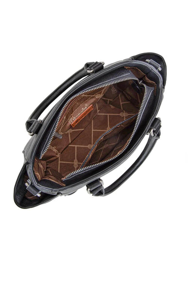 Wrangler Carry All Buckle Tote Crossbody for Women in Black