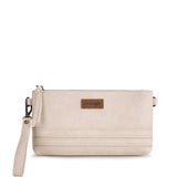 Wrangler Leather Mini Crossbody Purse for Women in Beige