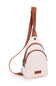 Wrangler Dual Zippered Crossbody Sling Bag for Women in Beige