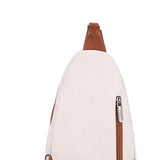 Wrangler Dual Zippered Crossbody Sling Bag for Women in Beige