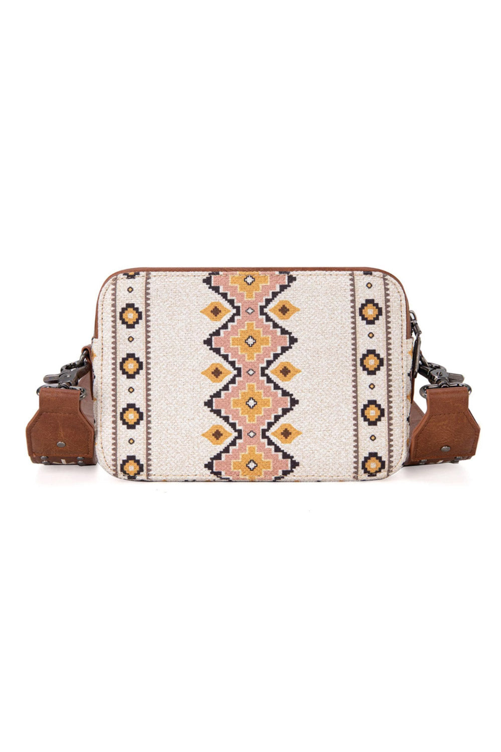 Wrangler Aztec Crossbody for Women in Coffee