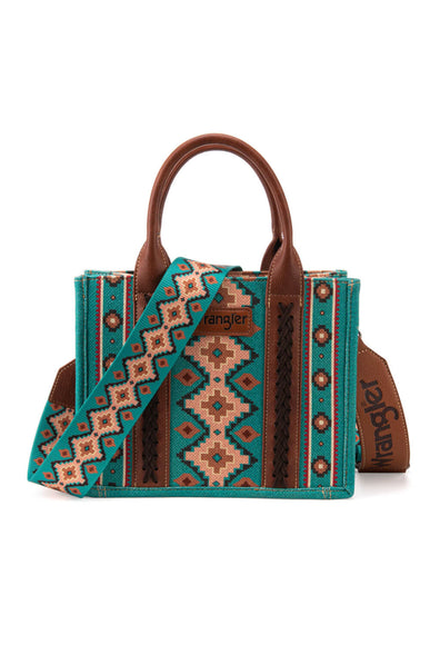 Wrangler Crossbody Tote Bag for Women in Turquoise