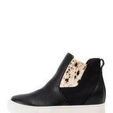 Yellow Box Malvena Wedge Sneakers for Women in Black