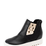 Yellow Box Malvena Wedge Sneakers for Women in Black