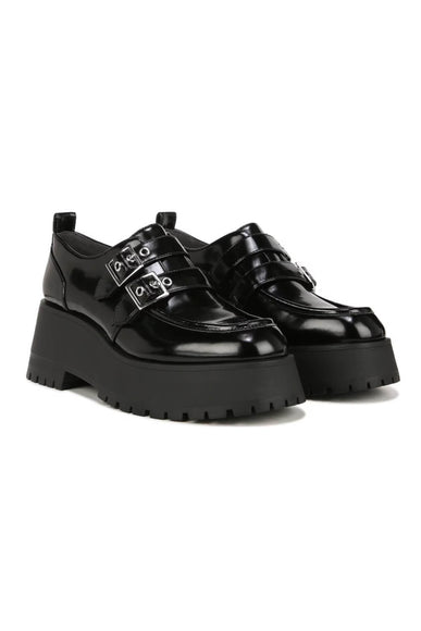 Zodiac Shoes Perri Platform Loafers for Women in Black