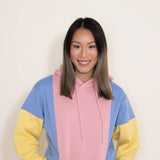 1897 Active Color Block Hoodie for Women in Pink