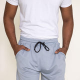 EST. 1897 Left Side Zip Shorts for Men in Grey