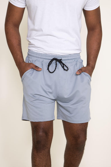 EST. 1897 Left Side Zip Shorts for Men in Grey
