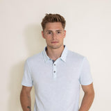1897 Original Jersey Polo Shirt for Men in Light Blue