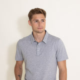 1897 Original Jersey Polo Shirt for Men in Grey