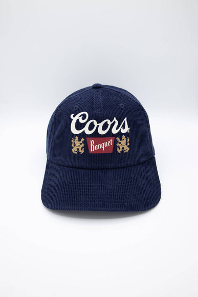 American Needle Coors Banquet Corduroy Hat for Men in Navy Blue