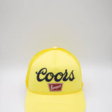 American Needle Coors Banquet Foam Trucker Hat for Men in Yellow