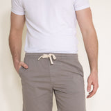 Poplin Volley Shorts for Men in Grey