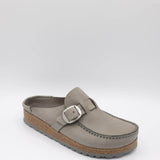 Birkenstock Buckley Nubuck Leather Mules for Women in Grey | 1023649