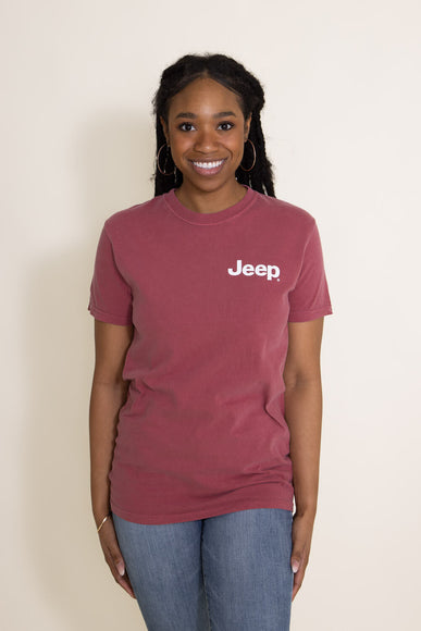 Jeep Catch a Wave T-Shirt in Red
