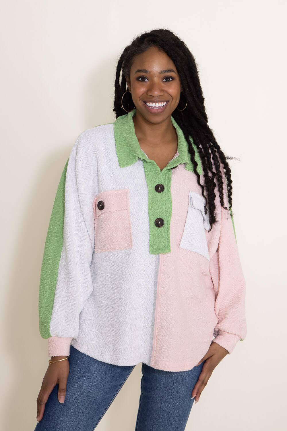 Buttoned up deals sweater
