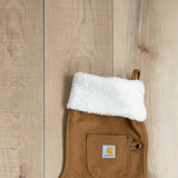 Carhartt Christmas Stocking in Carhartt Brown