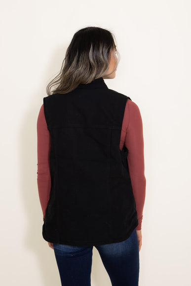 Carhartt Duck Sherpa Lined Vest for Women in Black