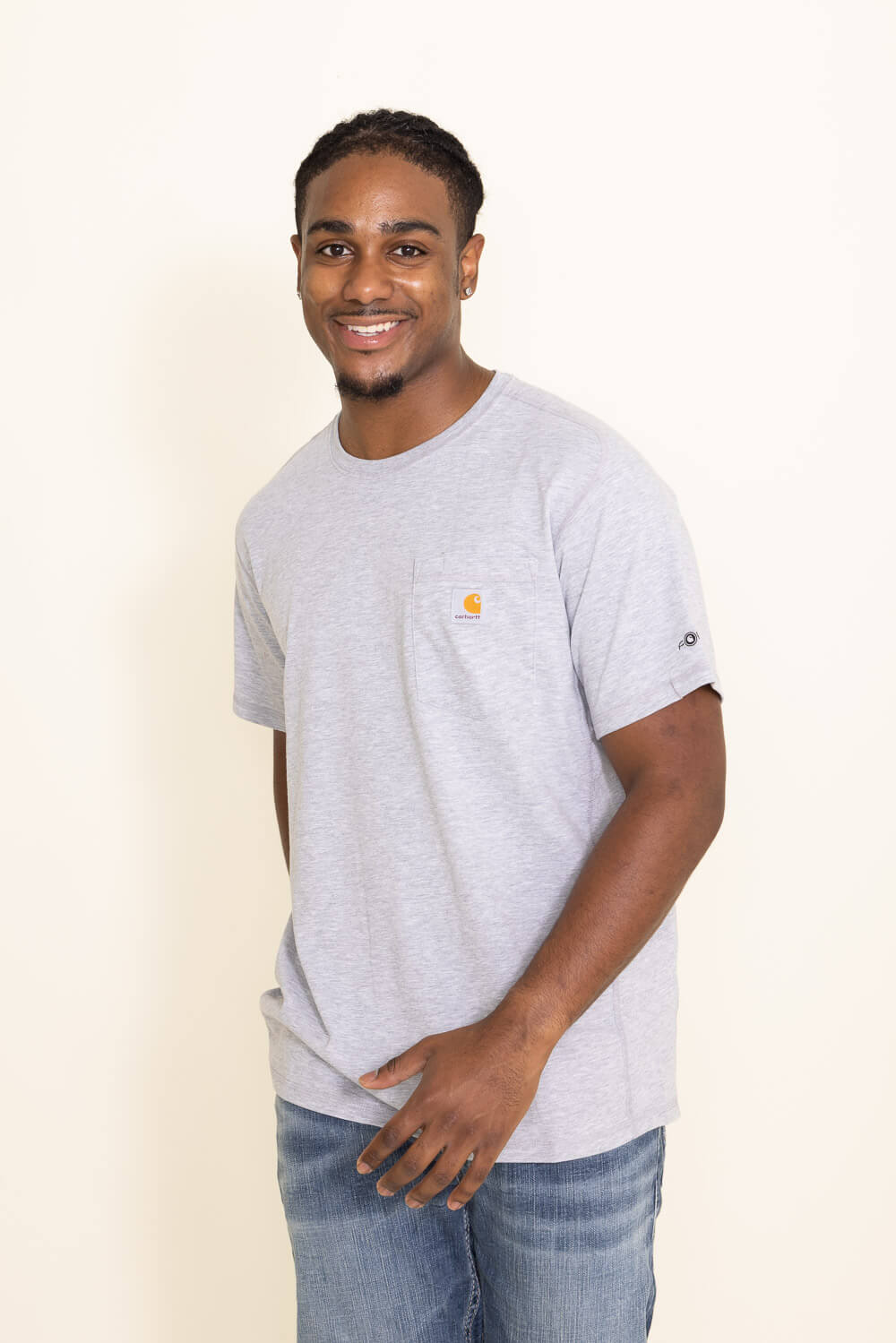 Carhartt Force Pocket T-Shirt for Men in Grey