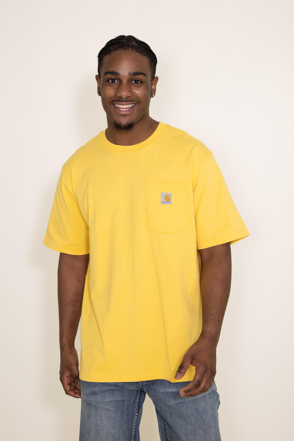 Carhartt K87 T-Shirt for Men in Yellow | K87-Y36 – Glik's