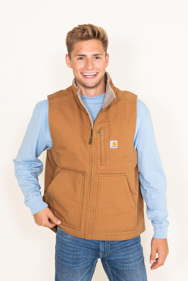 Carhartt Sherpa Insulated Vest for Men in Brown