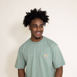 Carhartt Relaxed Heavyweight Dog Graphic T-Shirt for Men in Green