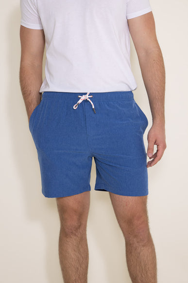 Charles And A Half Volley Stretch Hydro Shorts for Men in Royal Blue 