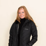 Columbia Heavenly Long Hooded Jacket for Women in Black
