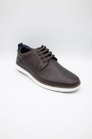 Crevo Footwear Tander Lace Up Sneakers for Men in Brown