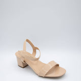 De Blossom Shoes Jamie One Strap Heels for Women in Nude