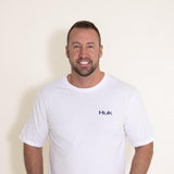 Huk Fishing KC Truck Bucket Tee for Men in White 