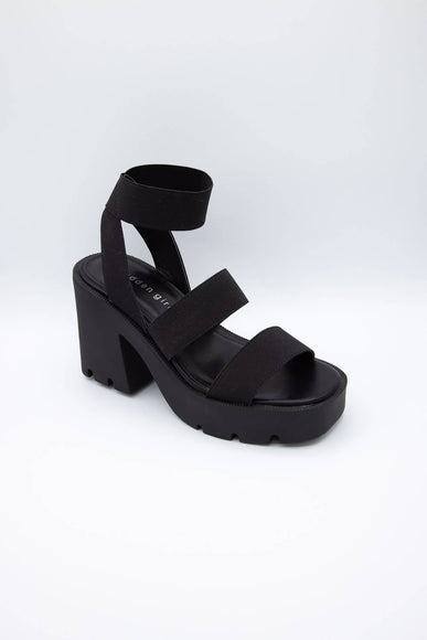 Madden Girl Temple Platform Heels for Women in Black