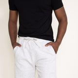 1897 Active Diamond Weave Shorts for Men in Oatmeal White