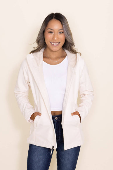 The North Face Shelbe Raschel Hoodie Jacket for Women in White