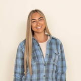 O’Neill Clothing Zuma Superfleece Shacket for Women in Blue
