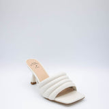 One Planet by Qupid Jaylove Kitten Heels for Women in Off White