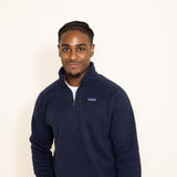 Patagonia Men's Better Sweater 1/4-Zip in Navy