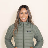 Patagonia Women's Down Sweater Jacket in Green
