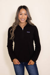 Patagonia Women s Micro D Quarter Zip Pullover in Black 26278