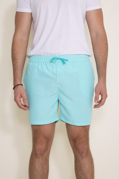 Polyester Volley Shorts for Men in Blue
