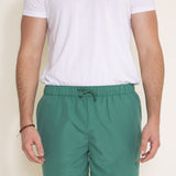 Polyester Volley Shorts for Men in Green