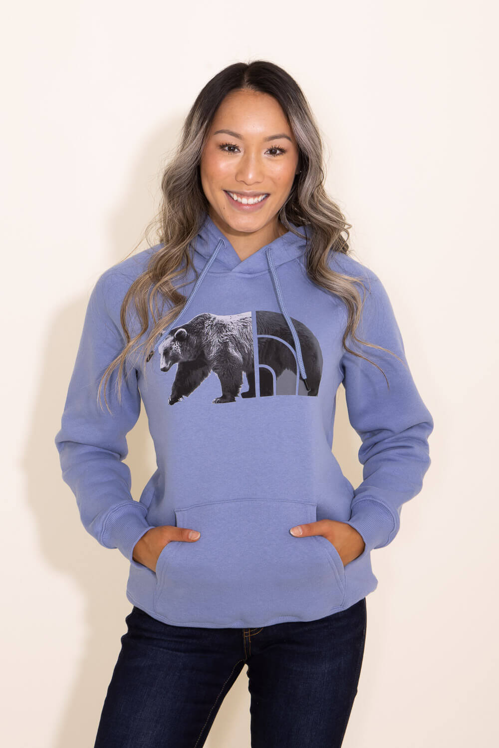 The North Face Bear Hoodie for Women in Purple | NF0A7U0Z-7V5 – Glik's