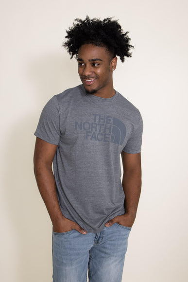 The North Face Half Dome Tri Blend T-Shirt for Men in Grey