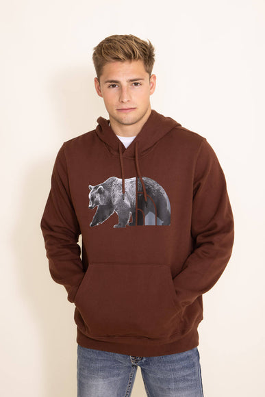 The North Face Bear Hoodie for Men in Brown