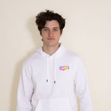 The North Face Pride Hoodie for Men in White Ombre