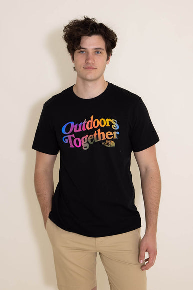 The North Face Pride T-Shirt for Men in Ombre Black