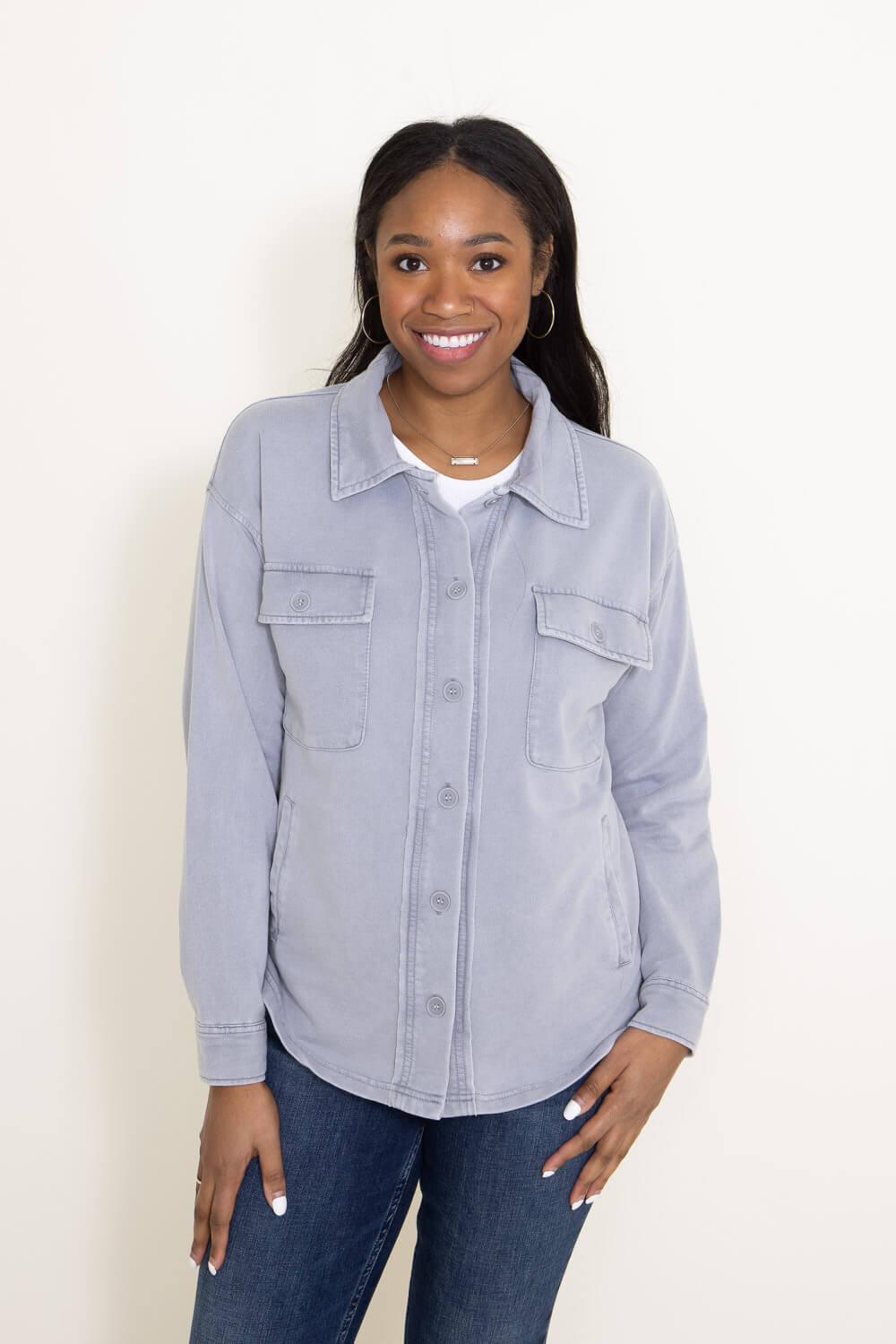 Buy Light Blue Shirts for Women by Outryt Online | Ajio.com